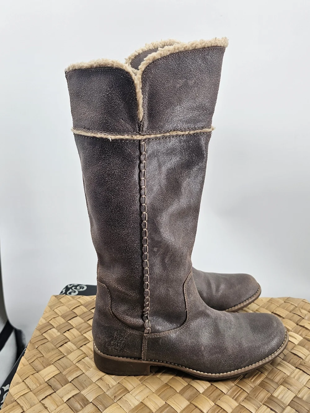 Timberland Brown Leather Tall Boot Size 9